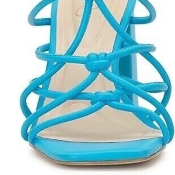New Jessica Simpson Ozias Strappy Pumps Nevada Blue Women's Size 5.5 M NIB - Picture 10 of 11
